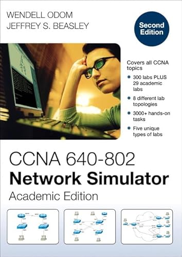 Imagen de archivo de CCNA 640-802 Network Simulator, Academic Edition a la venta por Irish Booksellers