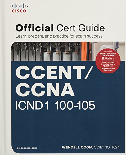 Imagen de archivo de CCENT ICND1 100-105 Official Cert Guide and Network Simulator Library (Ccie) a la venta por HPB-Red