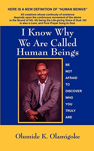 Imagen de archivo de I Know Why We Are Called Hu-Man Beings Do You? a la venta por Lucky's Textbooks