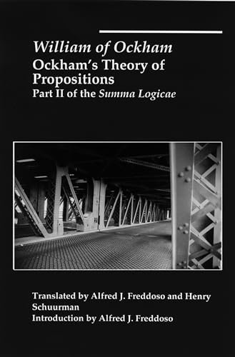 9781587316050: Ockham`s Theory of Propositions – Part II of the Summa Logicae