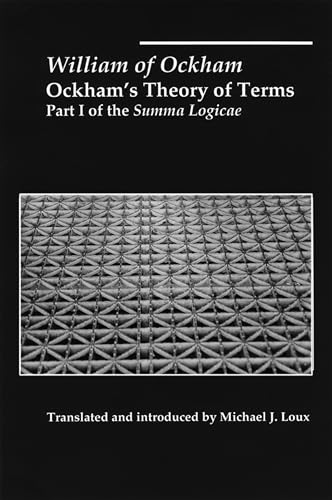 9781587316067: Ockham's Theory of Terms: Part I of the Summa Logicae