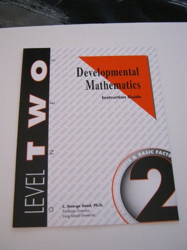 Stock image for Developmental Mathematics Instruction Guide, Level 2. Ones: Addition Concepts and Basic Facts for sale by Better World Books
