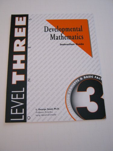 9781587462030: Developmental Mathematics Instruction Guide, Level 3. Ones: Subtraction Concepts and Basic Facts