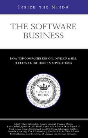 Beispielbild fr The Software Business: Industry Leaders from Sybase, Inc., Business Objects, Quark Inc. & More on Designing, Developing & Selling Successful zum Verkauf von ThriftBooks-Dallas