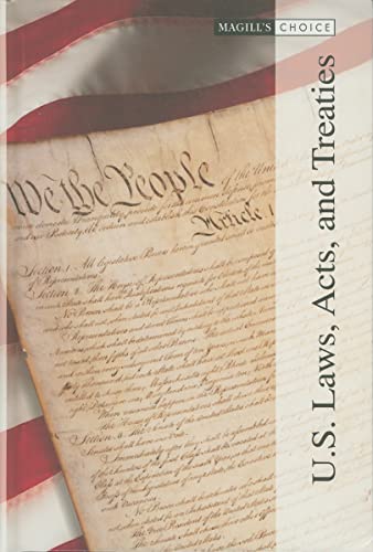 U.S. Laws, Acts, and Treaties, Volume 2: 1929-1970 (Magill's Choice) (9781587651007) by Hall, Timothy L; Moose, Christina J