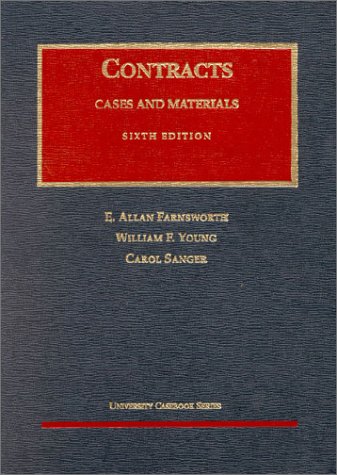 9781587780578: Cases & Mat on Contract 6ed: Cases and Materials (University Casebook Series)