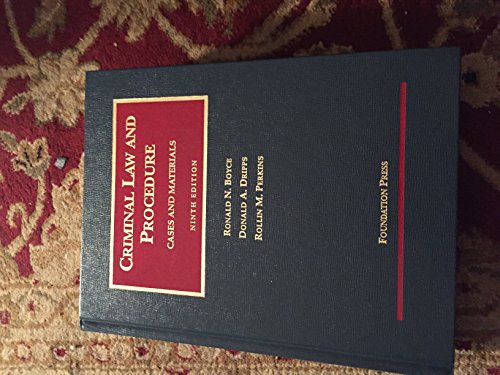 Imagen de archivo de Criminal Law: Cases and Comments (University Casebook Series) a la venta por medimops