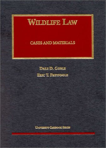 Imagen de archivo de Wildlife Law, Cases and Materials a la venta por Better World Books