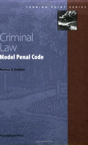 9781587781780: Criminal Law: Model Penal Code (Turning Point Series)