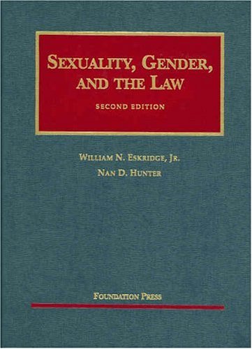 Beispielbild fr Sexuality, Gender and the Law zum Verkauf von Better World Books: West