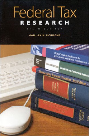 Imagen de archivo de Federal Tax Research a la venta por Better World Books