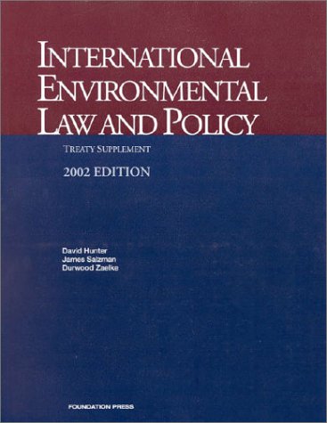 Beispielbild fr International Environmental Law and Policy: 2002 Treaty Supplement zum Verkauf von Wonder Book