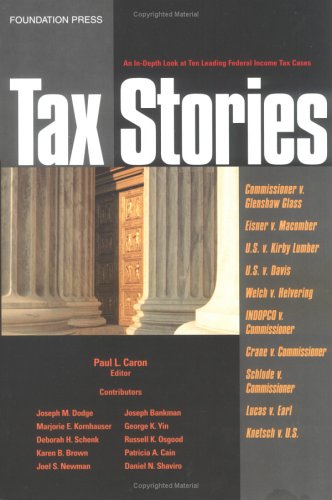 9781587784033: Carons Tax Stories (Supplement)