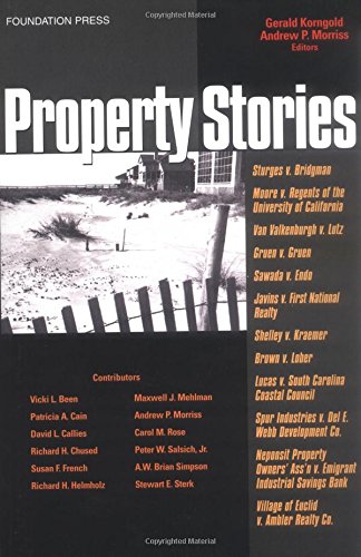 Beispielbild fr Property Stories (Law Stories Series) zum Verkauf von Wonder Book