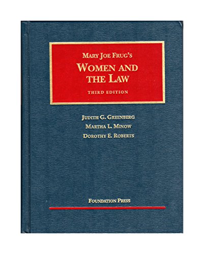 9781587785733: Women and the Law (University Casebook) (Univerisity Casebook)