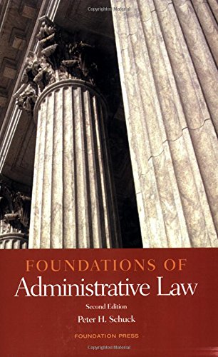 Beispielbild fr Foundations of Administrative Law zum Verkauf von Better World Books