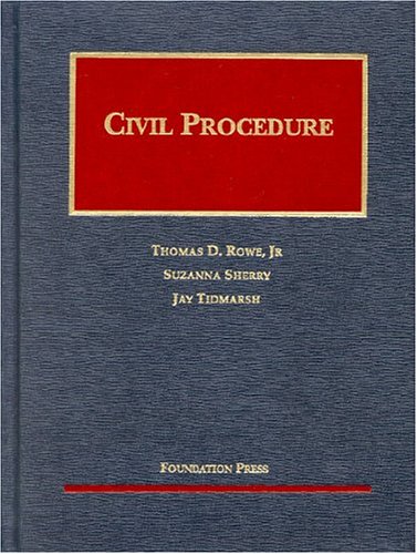 Imagen de archivo de Civil Procedure (University Casebook Series) a la venta por HPB-Red