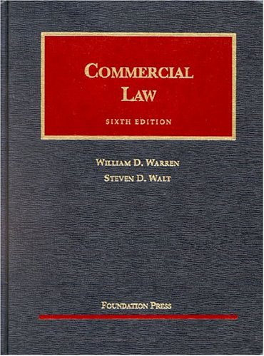 9781587787393: Commercial Law (University Casebook Series)