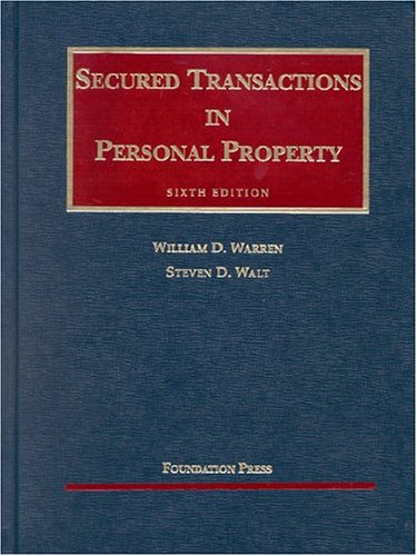 Stock image for Secured Transactions in Personal Property for sale by HPB-Red