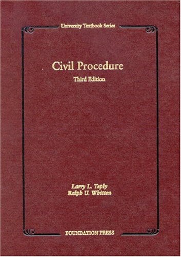 9781587787461: Civil Procedure (University Textbook)