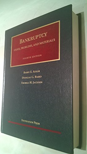 Imagen de archivo de Bankruptcy: Cases, Problems, and Materials (University Casebook Series) a la venta por BGV Books LLC