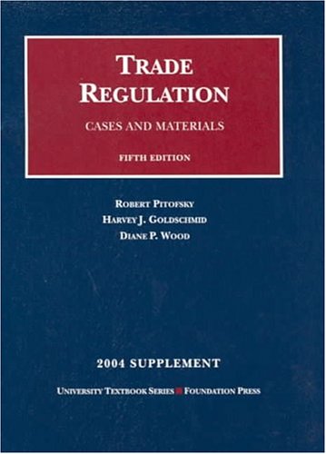 Stock image for 2004 Supplement to Trade Regulation for sale by Wonder Book
