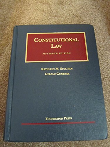 9781587787768: Constitutional Law (University Casebook Series)