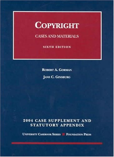Stock image for 2004 Supplement to Copyright for sale by Irish Booksellers