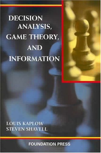 Imagen de archivo de Decision Analysis, Game Theory, and Information (University Casebook Series) a la venta por Dunaway Books