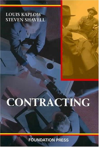 9781587788086: Contracting (University Casebook Series)