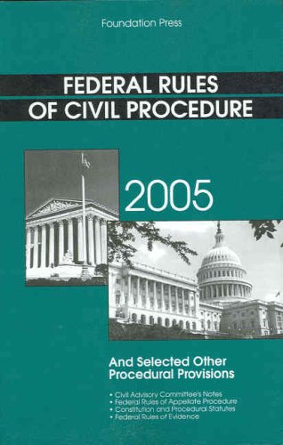 9781587788246: Federal Rules of Civil Procedure, 2005