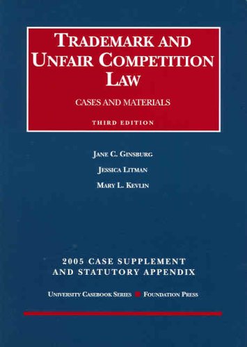 Stock image for Trademark And Unfair Competition Law: Cases And Materials for sale by ThriftBooks-Atlanta