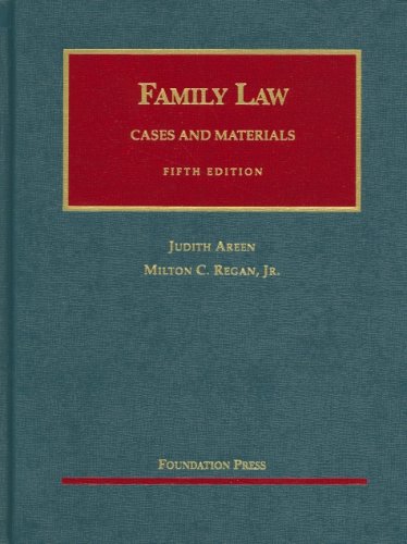 Stock image for Areen and Regan's Cases and Materials on Family Law for sale by ThriftBooks-Atlanta