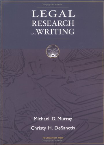 Imagen de archivo de Legal Research And Writing a la venta por Open Books