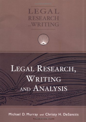 Stock image for Legal Research, Writing and Analysis (University Casebook Series) for sale by Ergodebooks