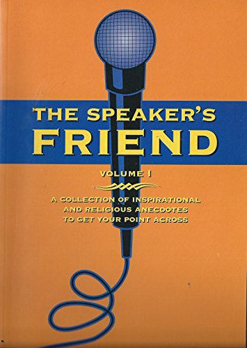 Stock image for Speakers Friend Volume 1 for sale by HPB-Ruby