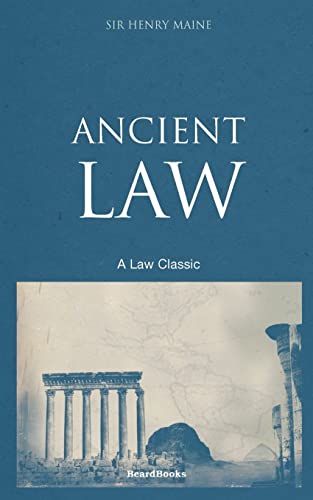 Stock image for Ancient Law for sale by Chiron Media