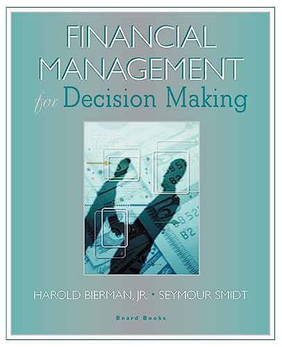 Beispielbild fr Financial Management for Decision Making zum Verkauf von Buchpark