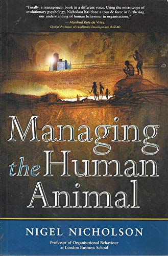 Beispielbild fr Managing the Human Animal zum Verkauf von AwesomeBooks