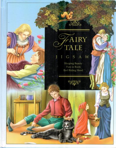 Stock image for Fairy Tale Jigsaw Book Sleeping Beauty, Puss in Boots, Red Riding Hood for sale by Once Upon A Time Books