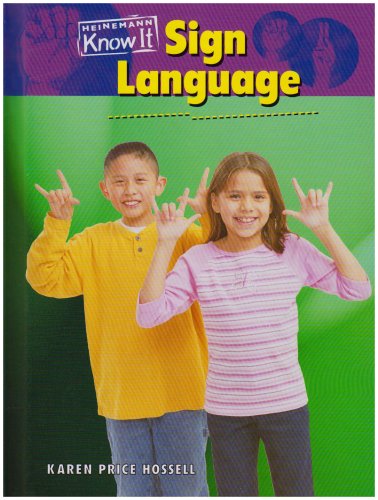Stock image for Sign Language (Communication) for sale by HPB Inc.