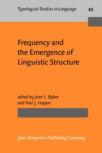 Beispielbild fr Frequency and the Emergence of Linguistic Structure (Typological Studies in Language) zum Verkauf von Feldman's  Books
