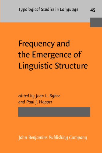 Beispielbild fr Frequency and the Emergence of Linguistic Structure zum Verkauf von Books From California