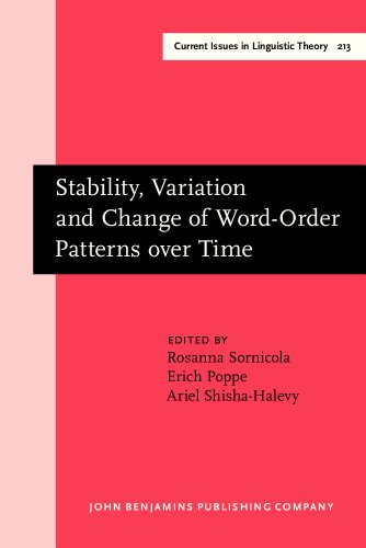 Stock image for Stability, Variation and Change of Word-Order Patterns over Time (Current Issues in Linguistic Theory) for sale by Books From California