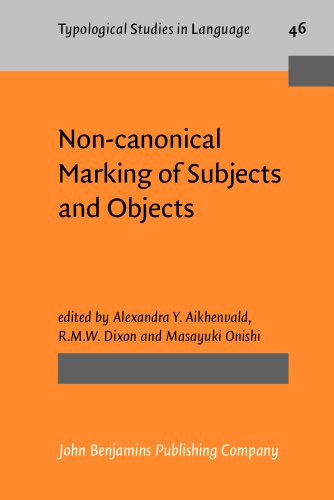 Stock image for Non-canonical Marking of Subjects and Objects (Typological Studies in Language) for sale by Books From California