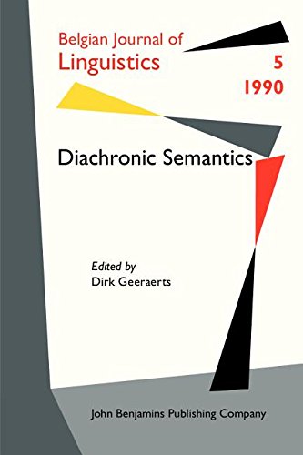 Beispielbild fr Diachronic Semantics (Belgian Journal of Linguistics) zum Verkauf von Books From California