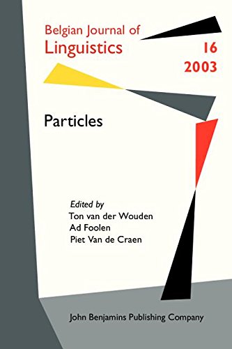 Stock image for Particles (Belgian Journal of Linguistics) for sale by Books From California