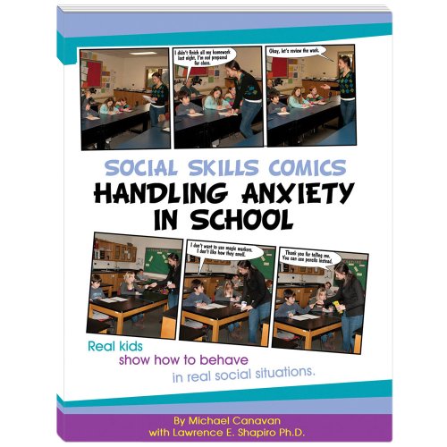 

Social Skills Comics: Handling Anxiety in School with CD