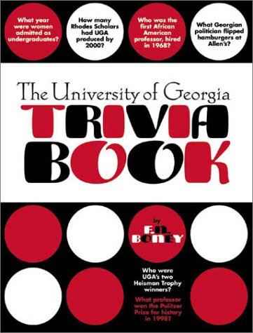 Beispielbild fr The University of Georgia Trivia Book zum Verkauf von SecondSale