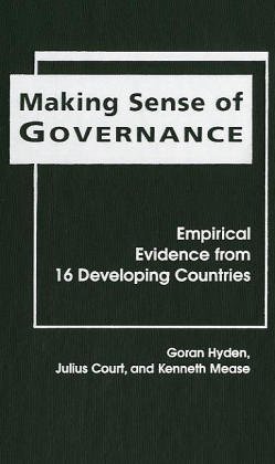 9781588262677: Making Sense of Governance: Empirical Evidence from Sixteen Developing Countries